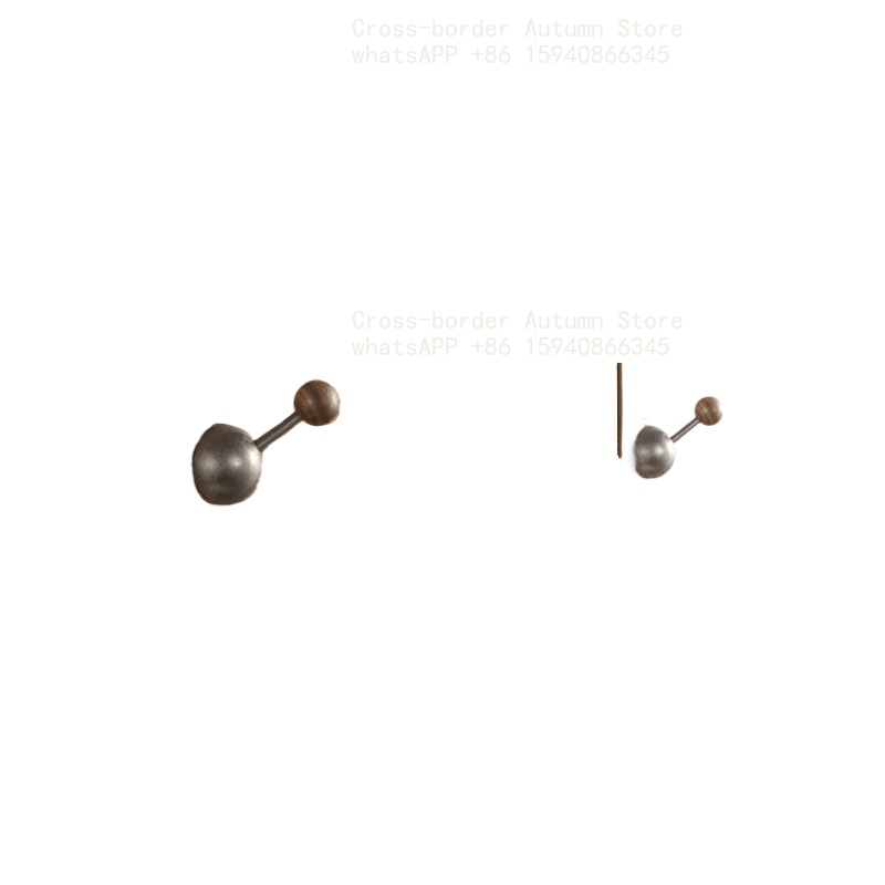 Furniture Hook Hardware - Black Walnut Wood Small Cabinet Pull