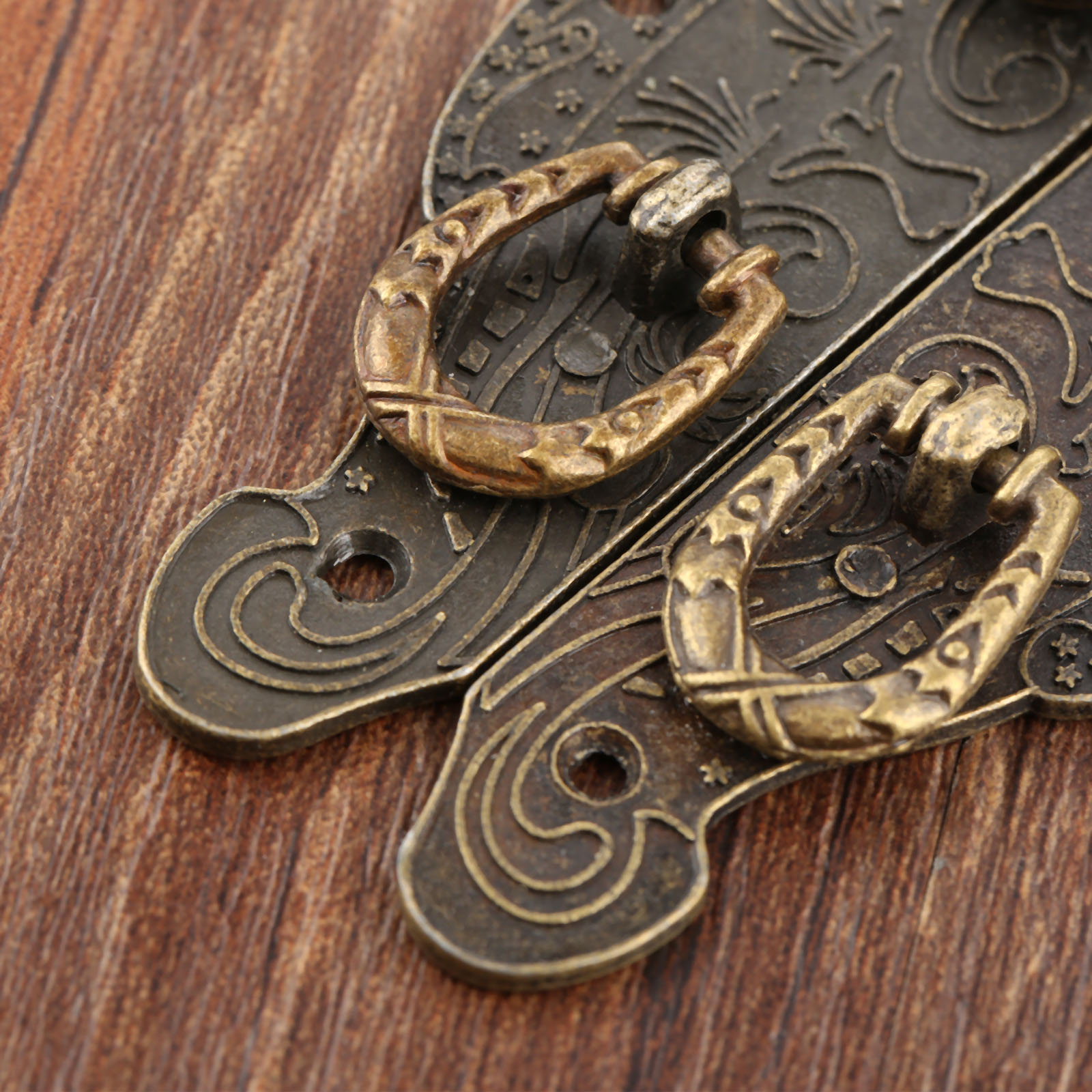 Furniture Hook Hardware - 1PC Antique Box Latch Hasp Vintage