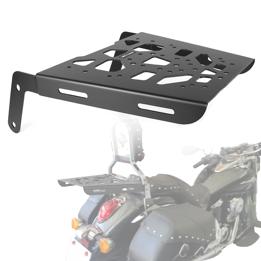 Shelf Bracket Pair - Motorcycle Rear Rack For Kawasaki Vulcan
