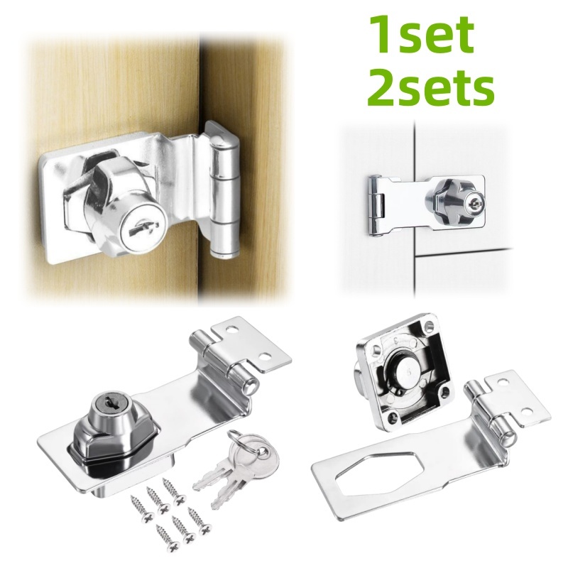 Furniture Hardware Brackets - 1/2sets Knob style furniture safety lock,