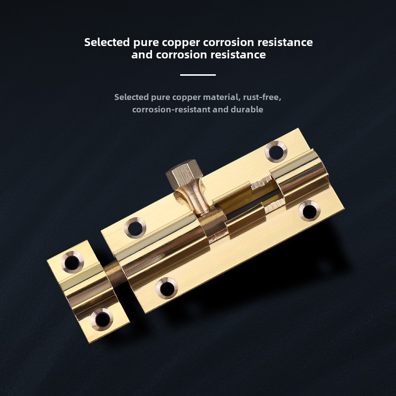 Barrel Bolt Slide - 1PCS Brass Doors Slide Latch Lock