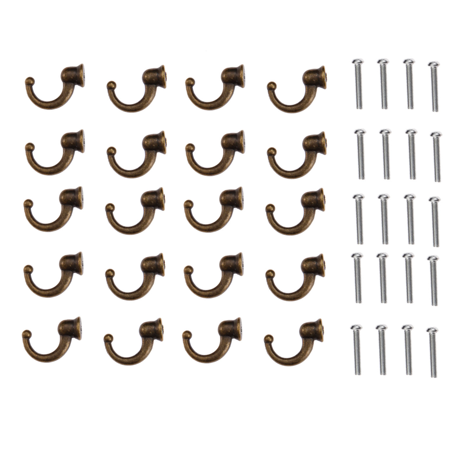 Furniture Hook Hardware - 20pcs 29*20*12mm Antique Bronze Wall Hooks