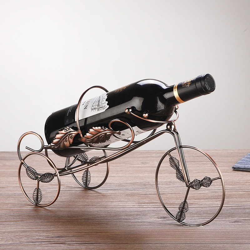 Shelf Bracket Pair - Creative Moon Shape Metal Wine Rack