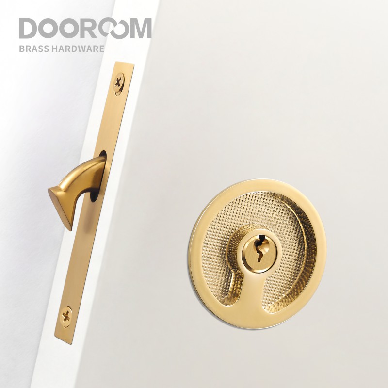 Furniture Hardware Decorative - Dooroom Brass Sliding Door Handle Door