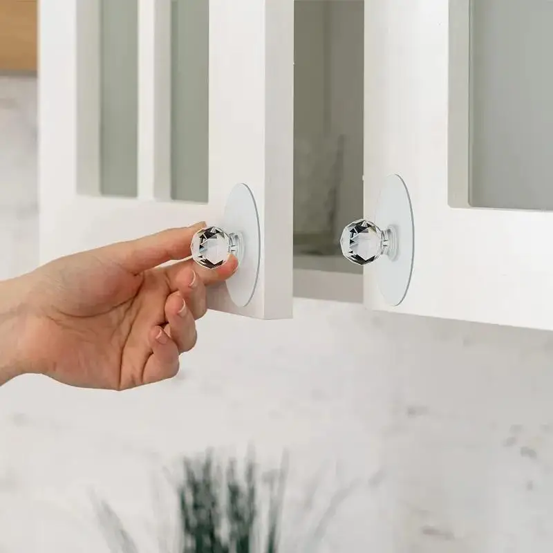 Furniture Hook Hardware - Shimmering Crystal Door Knobs & Hooks