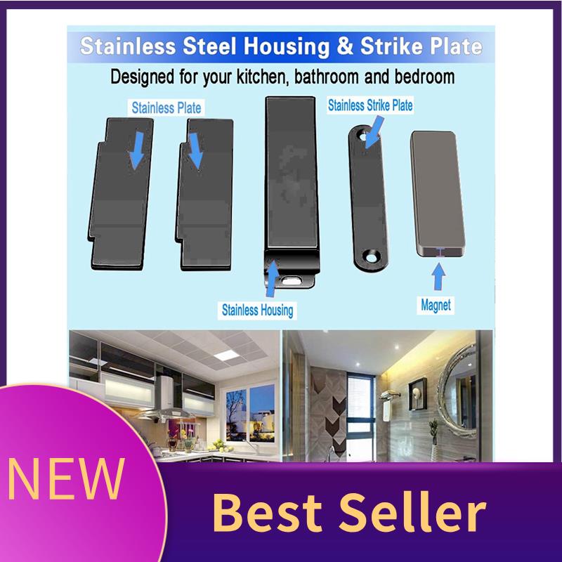 Magnetic Catch Door - HFES 4-Pack Magnetic Door Catch High