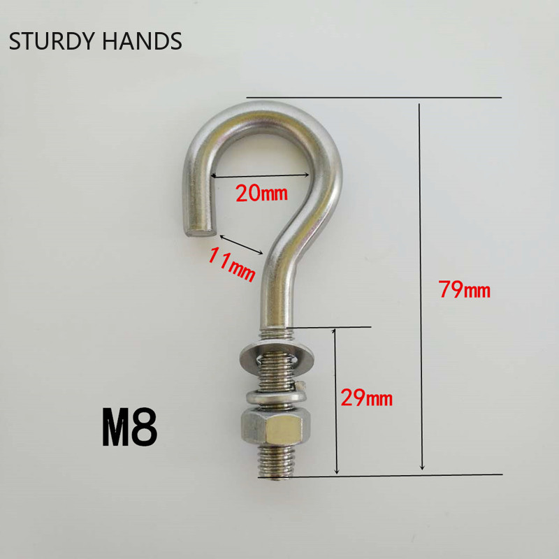 2pcs Stainless Steel Hanging H - огляд і ціна Furniture Hook Hardware