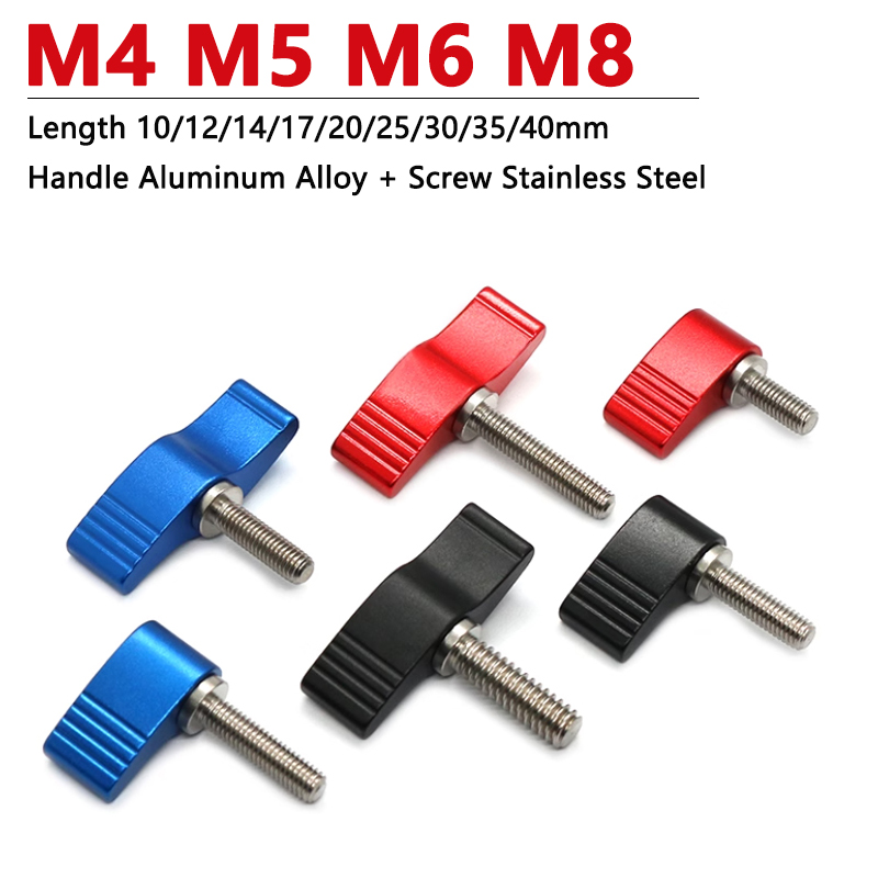 1pc M4 M5 M6 M8 Thumb Screws L - огляд і ціна Barrel Bolt Slide