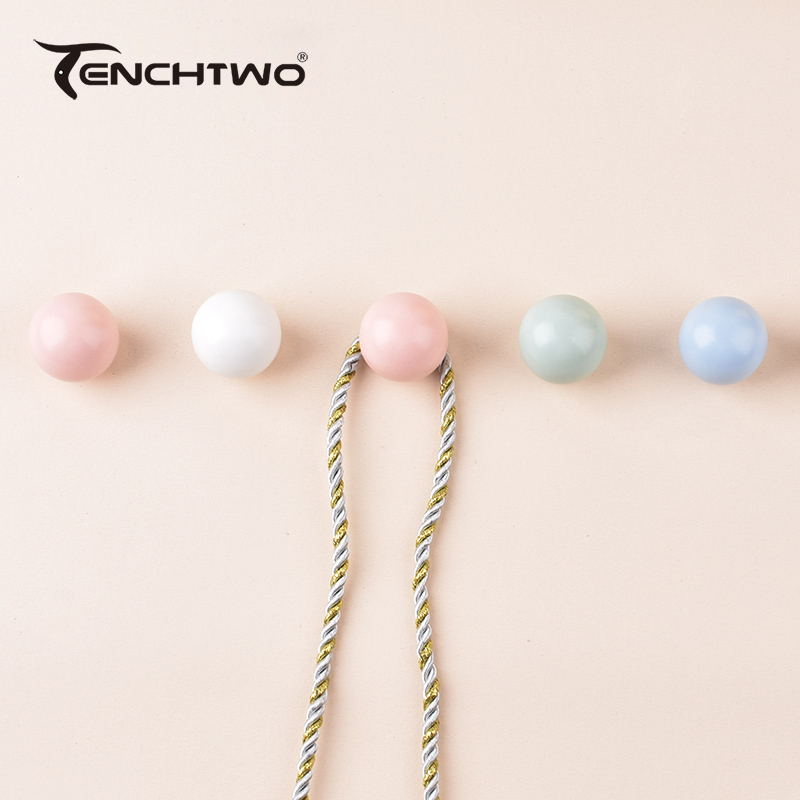 Round Ceramic Hook Clothes Han - огляд і ціна Furniture Hardware Brackets