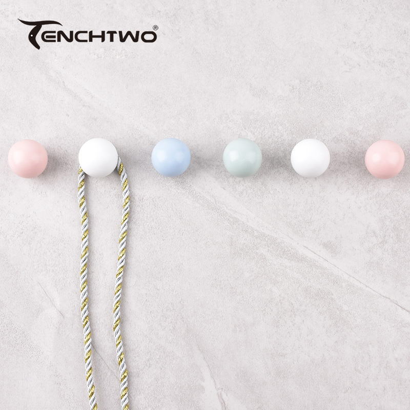 Round Ceramic Hook Clothes Han - огляд і ціна Furniture Hardware Brackets