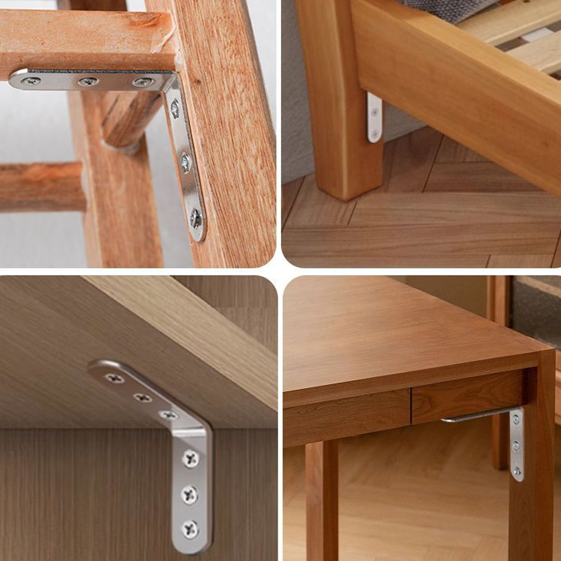 4pcs Right Angle Brackets, L-S - огляд і ціна Used Furniture Hardware