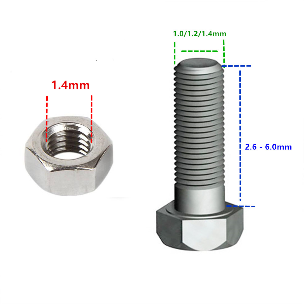 240 Pcs Assorted Screws Nuts M - огляд і ціна Barrel Bolt Slide