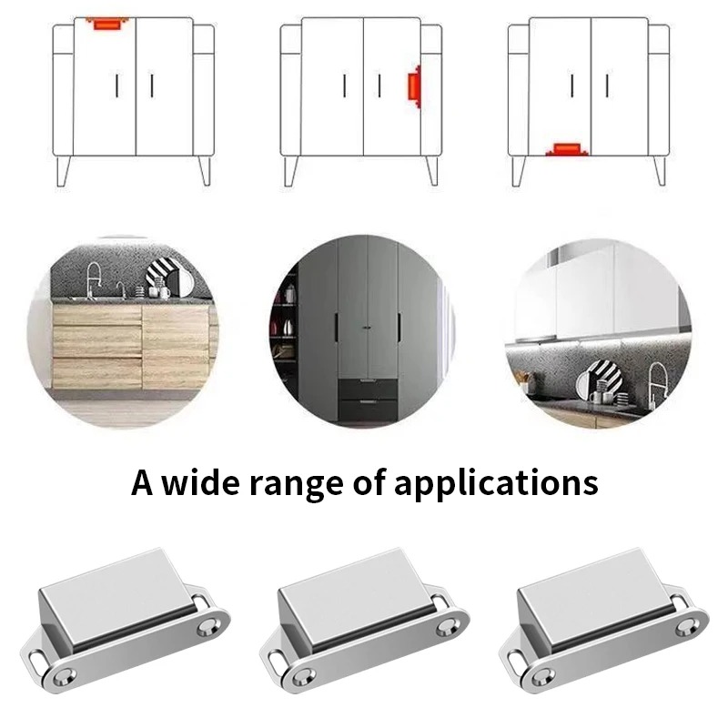 5/12/20pcs magnetic door Catch - огляд і ціна Used Furniture Hardware