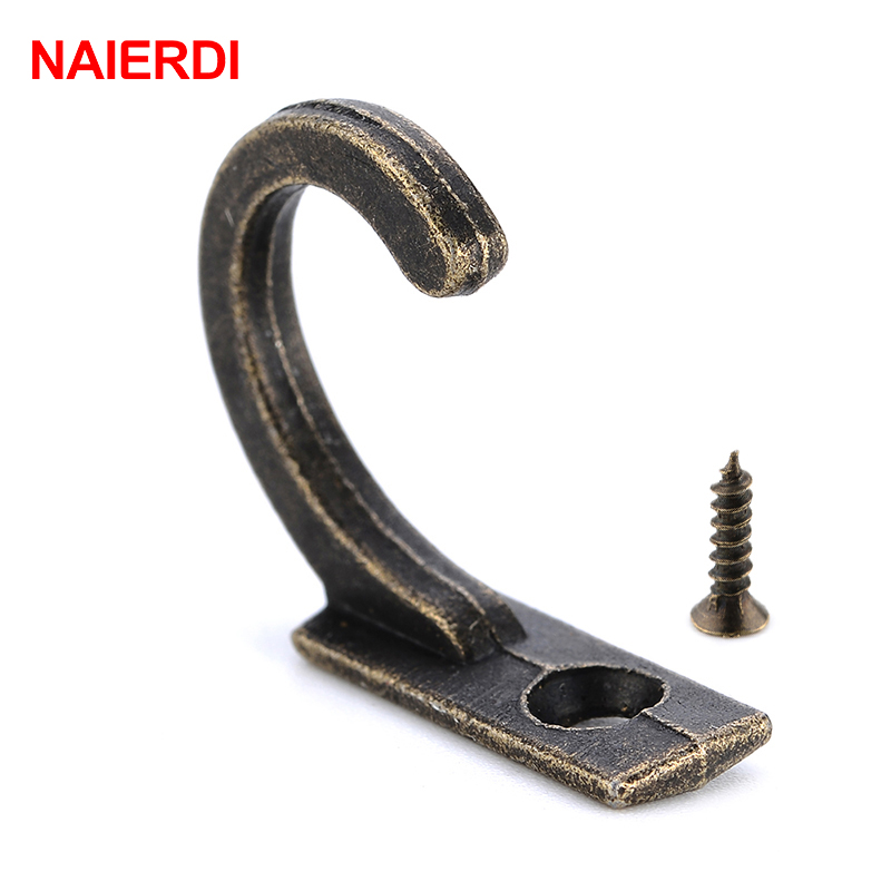 NAIERDI 10PCS Small Antique Ho - огляд і ціна Furniture Hook Hardware