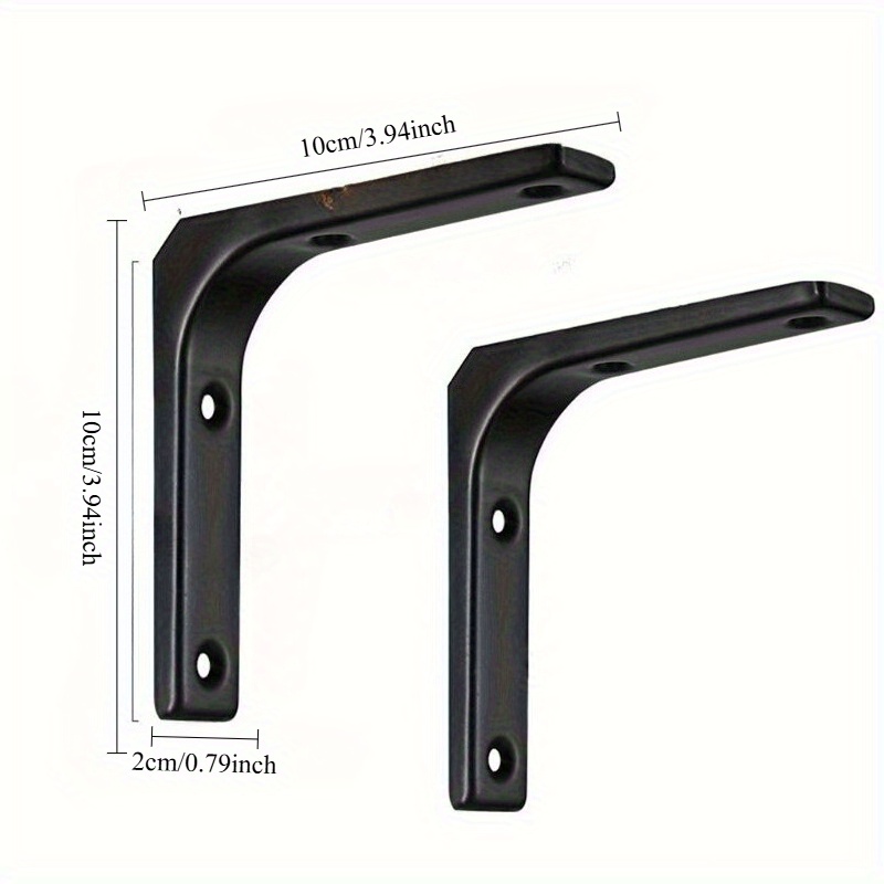 2pcs Heavy-Duty Iron Shelf Bra - огляд і ціна Shelf Bracket Pair