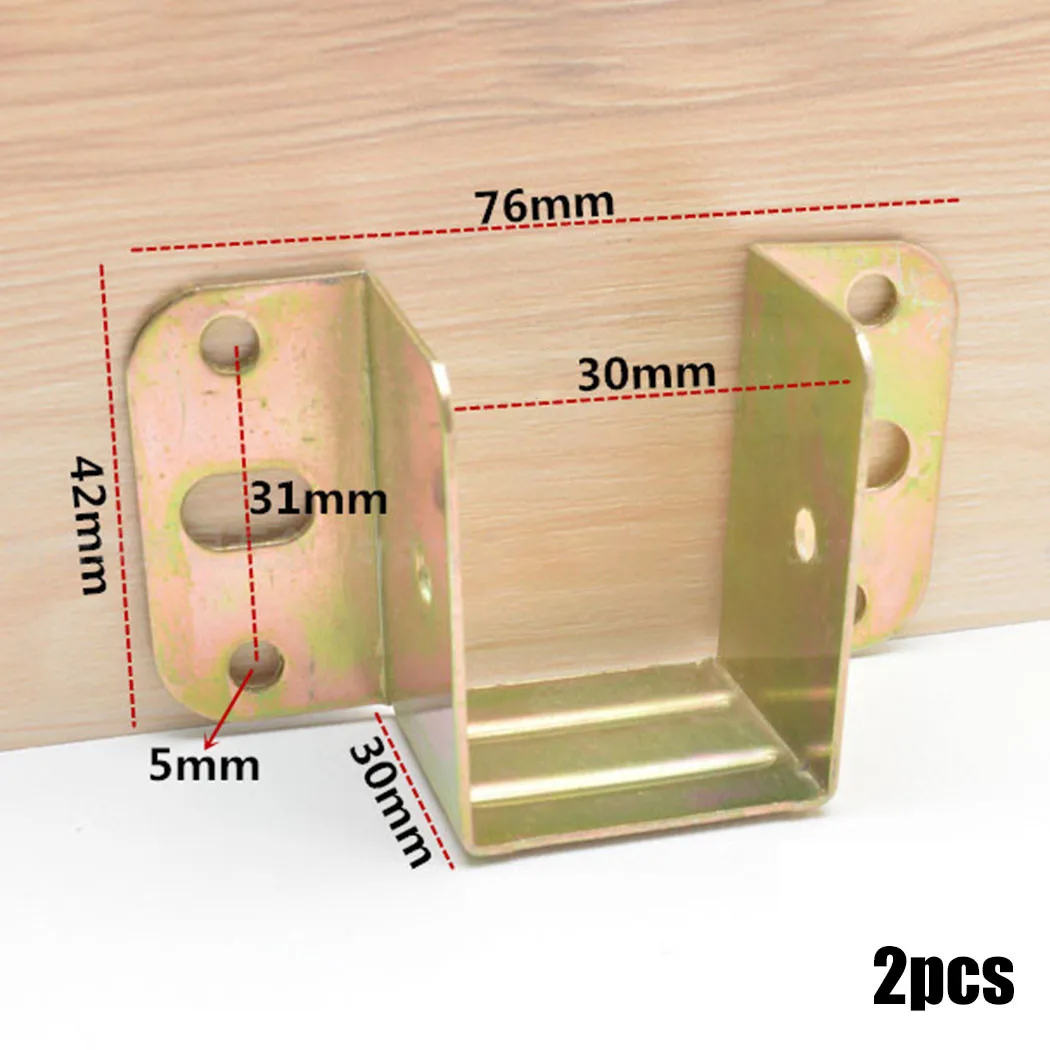 2pcs U Shaped Metal Bed Bracke - огляд і ціна Furniture Hook Hardware