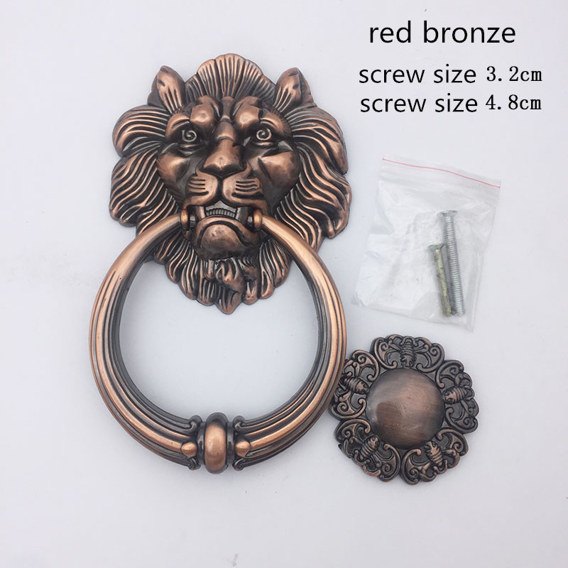 Antique Bronze Lion Head Handl - огляд і ціна Furniture Hardware Decorative