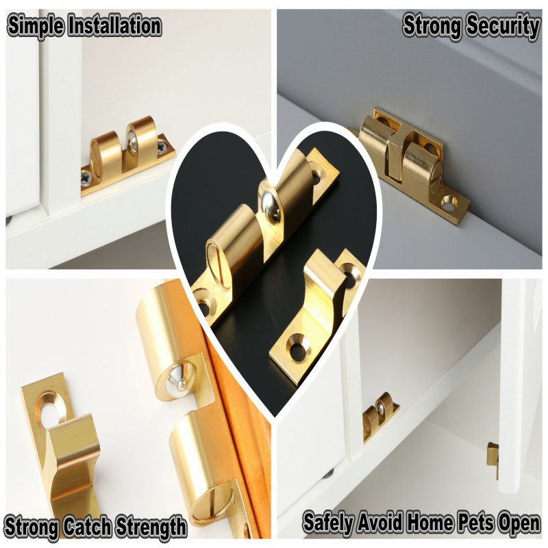 3/6pcs Cabinet Closet Door Bal - огляд і ціна Furniture Hardware Brackets