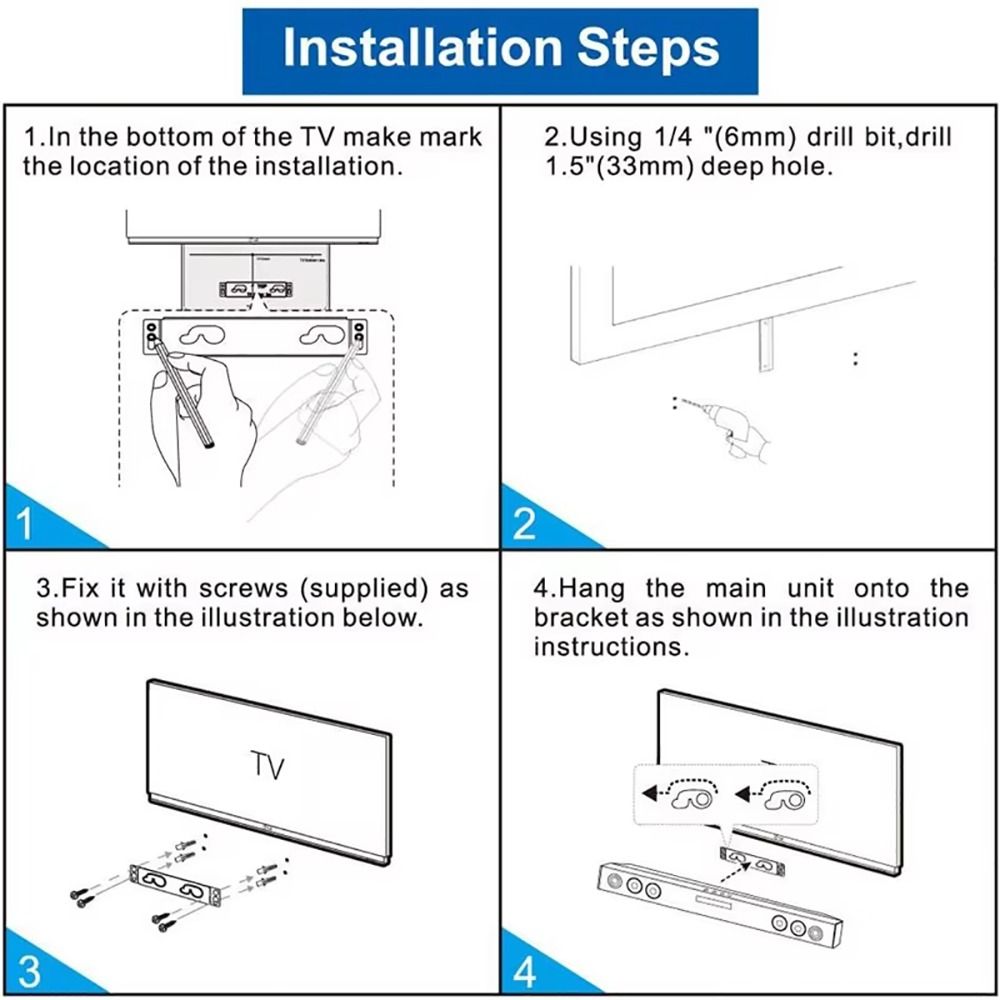 Wall Mount Sound Bar Mounts An - огляд і ціна Shelf Bracket Pair