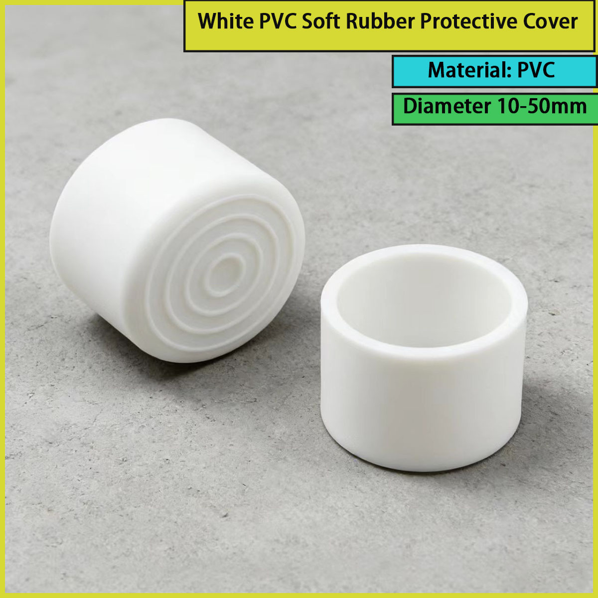 A White PVC Soft Rubber Protec - огляд і ціна Used Furniture Hardware