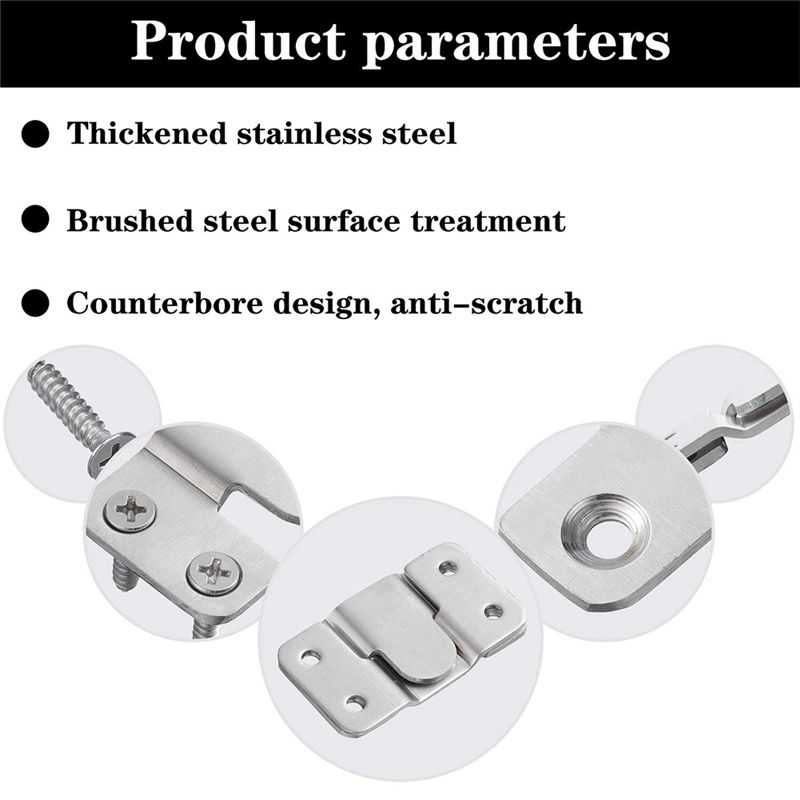 ABNQ Flush Mount Bracket,Photo - огляд і ціна Furniture Hardware Photos