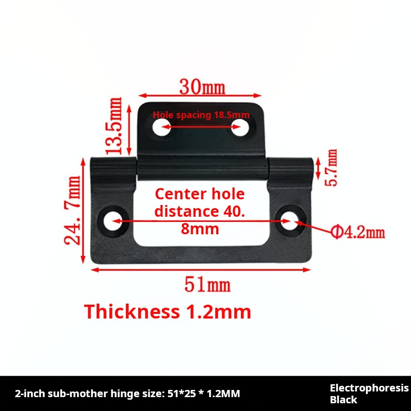 1PCS 2-inch Mother child Hinge - огляд і ціна Furniture Hardware Photos