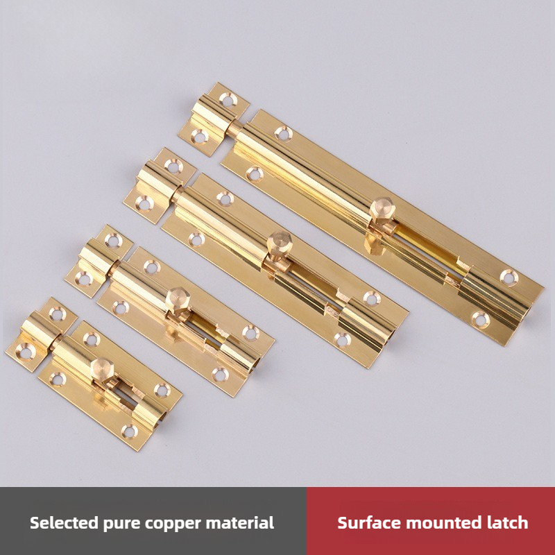 1PCS  Brass Doors Slide Latch  - огляд і ціна Barrel Bolt Slide