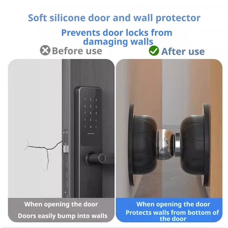 Magnetic Punch-Free Silicone E - огляд і ціна Magnetic Catch Door