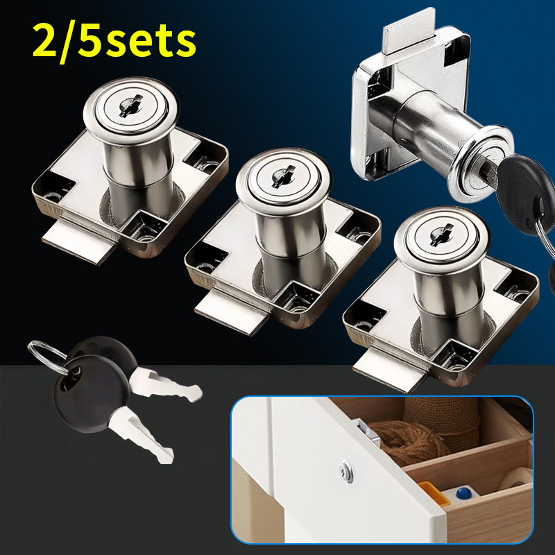 2/5 Sets of Drawer Locks with  - огляд і ціна Used Furniture Hardware