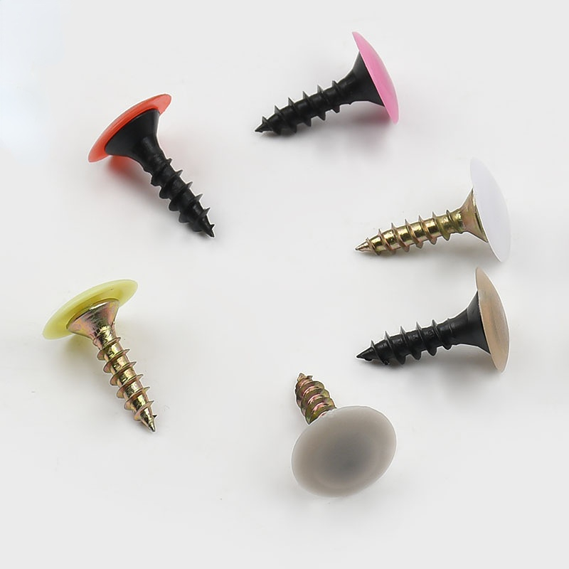 100/500/1000pcs Plastic Screw  - огляд і ціна Furniture Hardware Decorative