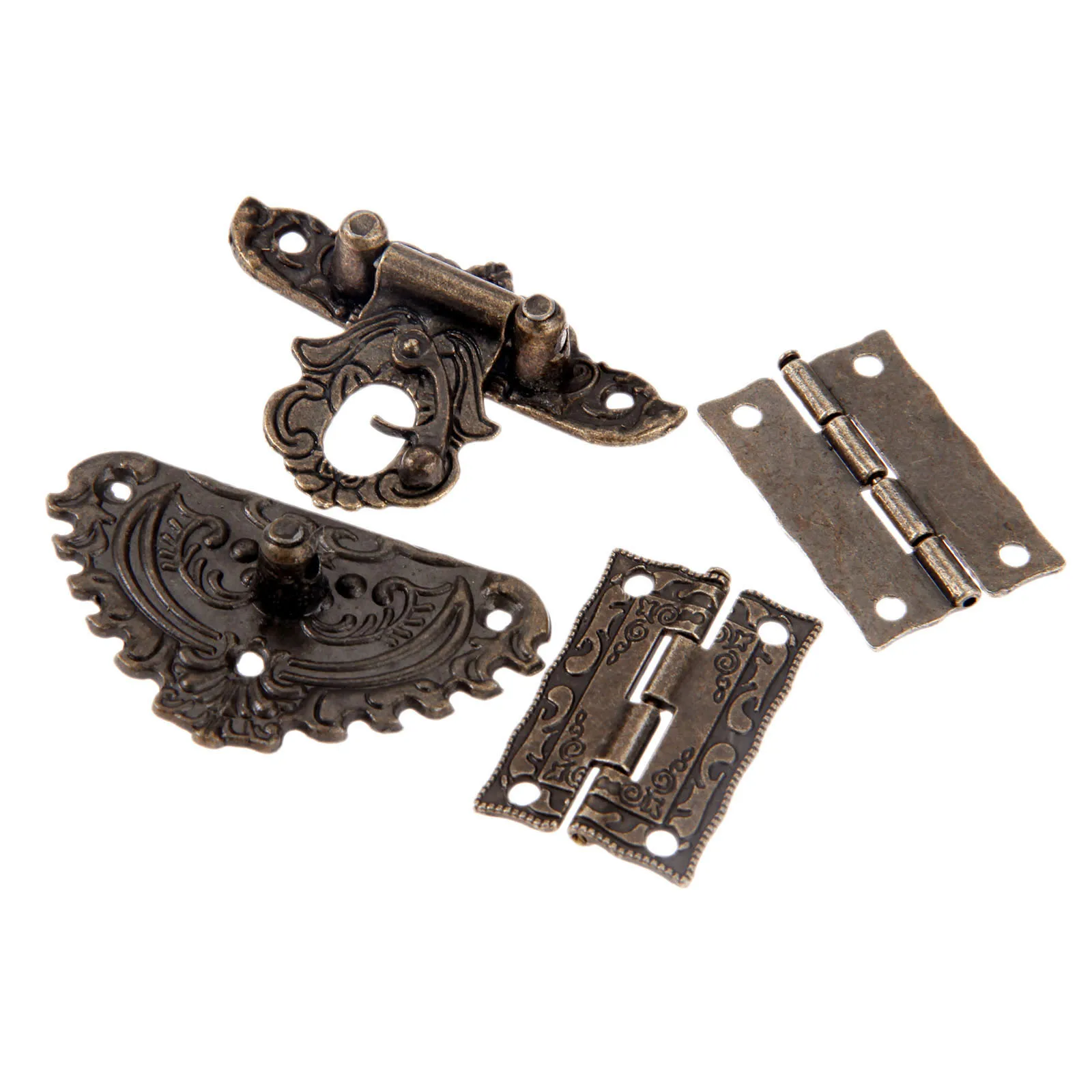 3pcs/set Antique Bronze Padloc - огляд і ціна Furniture Hardware Decorative