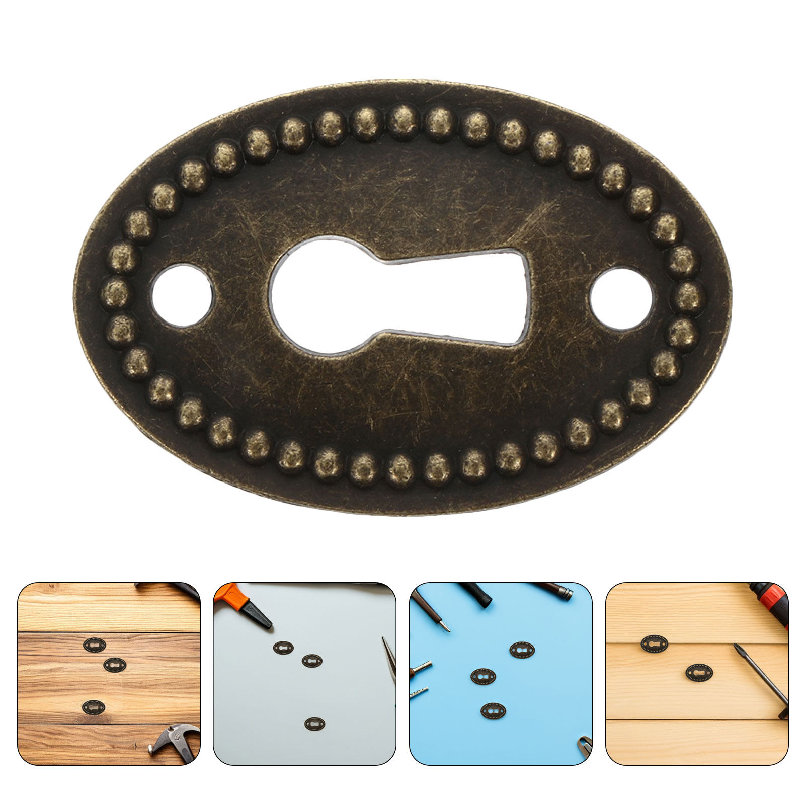 16Pcs Zinc Alloy Vintage Oval  - огляд і ціна Furniture Hardware Decorative