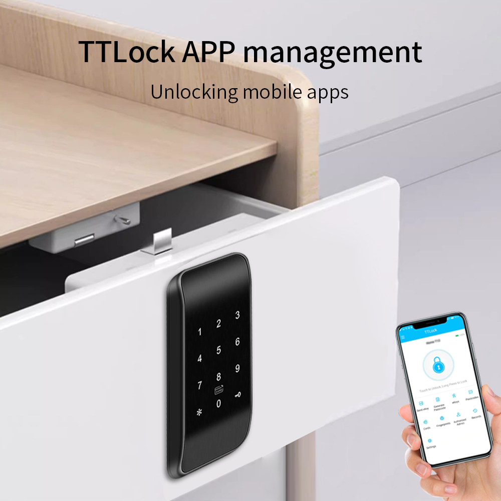 TTLOCK 13.56Mhz Fingerprint Dr - огляд і ціна Furniture Hardware Brackets