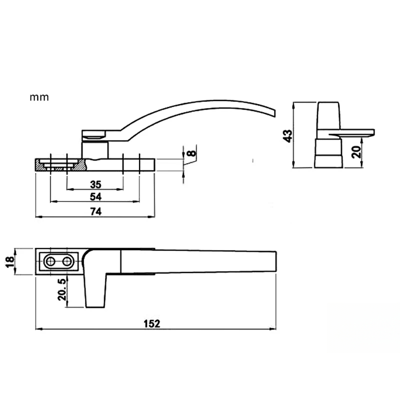 Left Right Hand White Replacem - огляд і ціна Furniture Hardware Supply