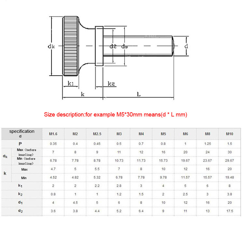 1/5 M2 M2.5 M3 M4 M5 M6 M8 M10 - огляд і ціна Barrel Bolt Slide