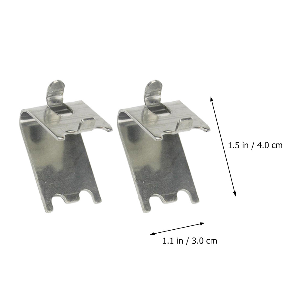 10Pcs Freezer Shelf Buckle Fri - огляд і ціна Shelf Bracket Pair