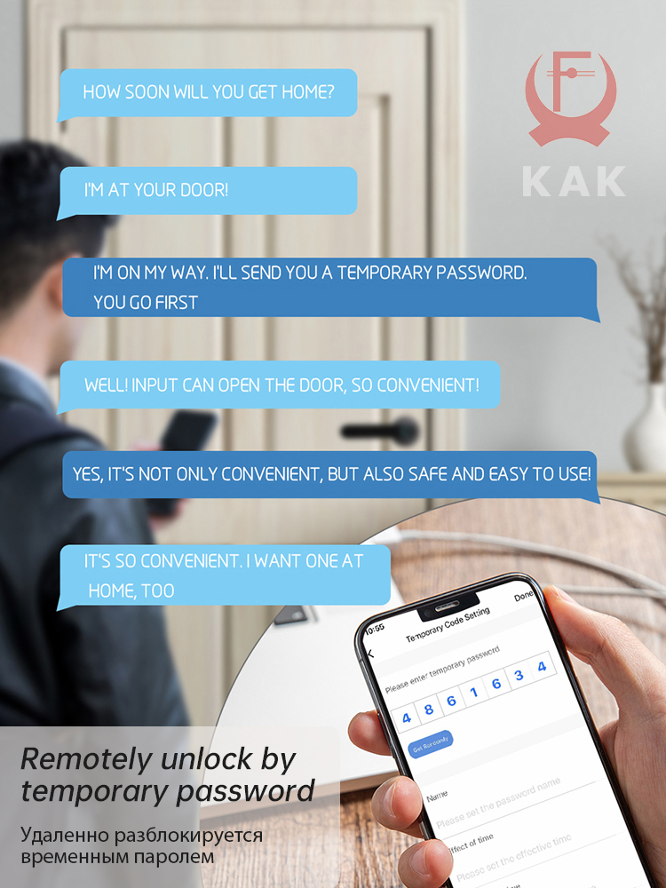 KAK Smart Fingerprint Door Loc - огляд і ціна Furniture Hardware Supply