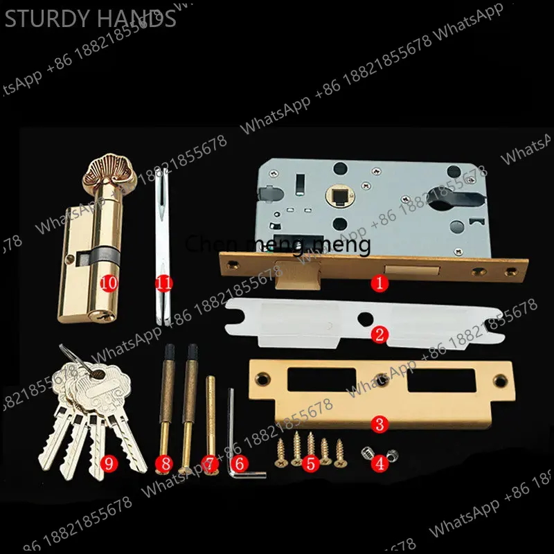 High Grade Pure Copper Door Lo - огляд і ціна Furniture Grade Hardware