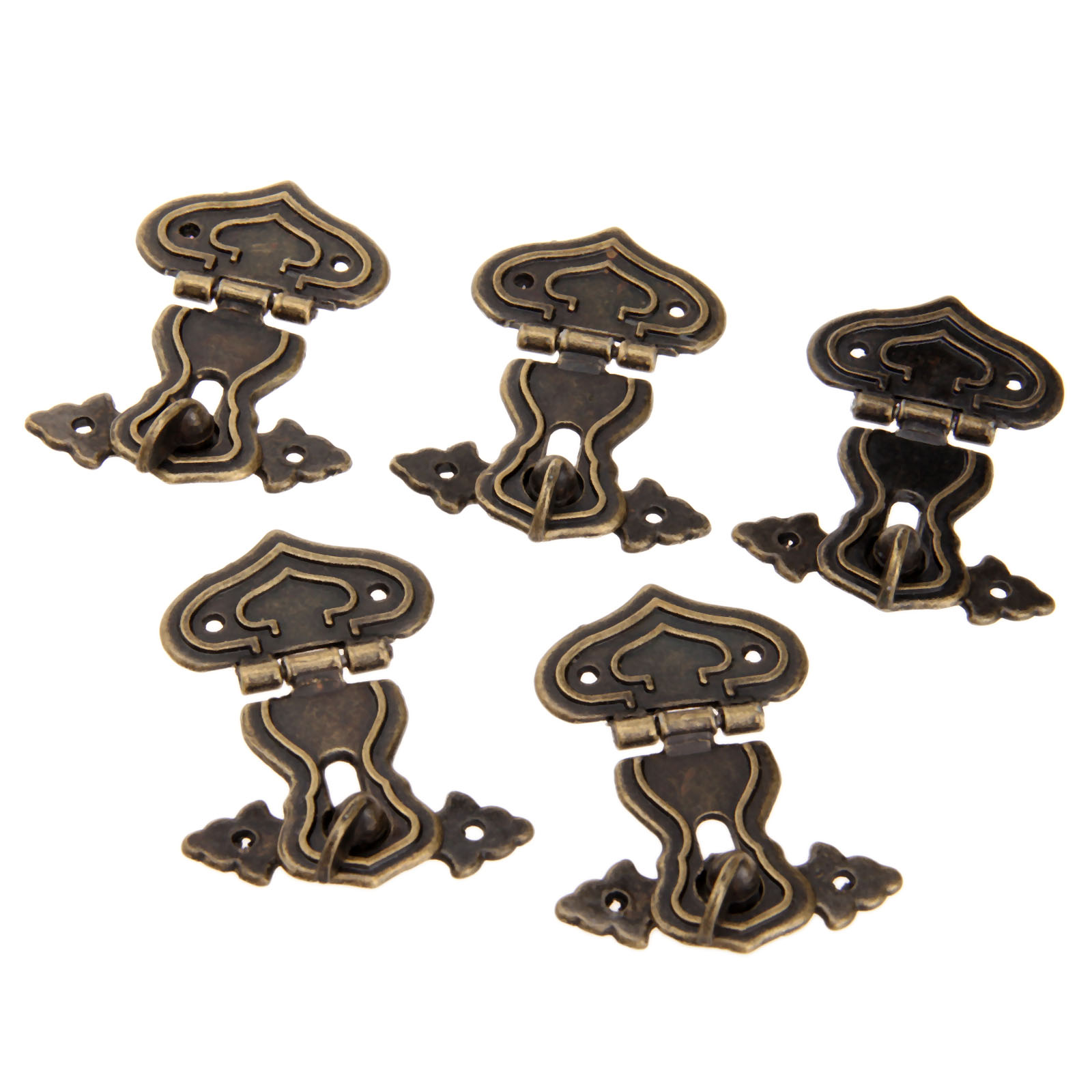 5Pcs 63x47mm Antique Metal Loc - огляд і ціна Furniture Hook Hardware