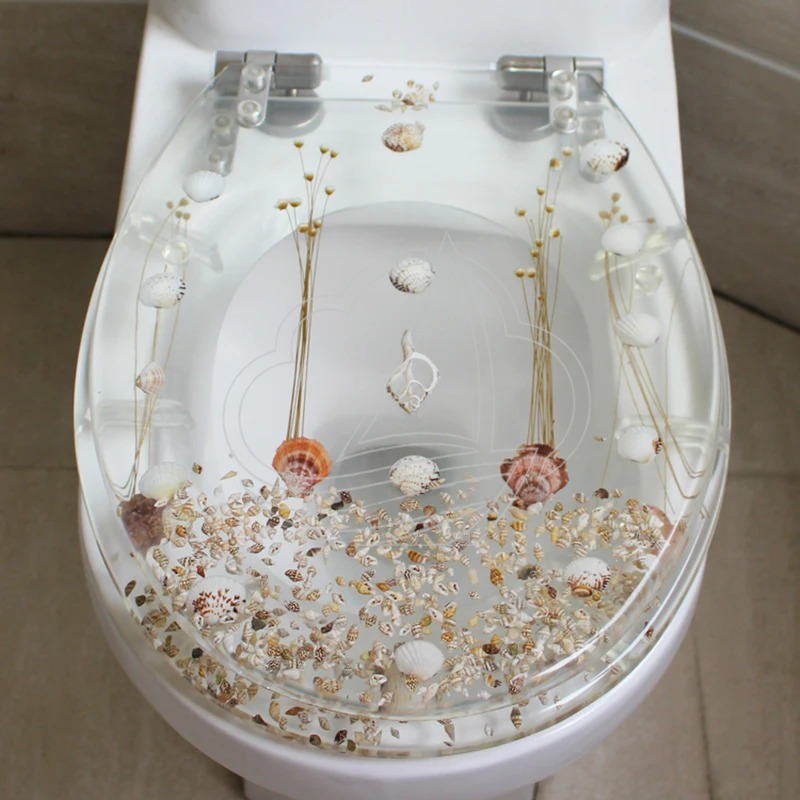 47x38cm Premium Resin Toilet S - огляд і ціна Soft Close Hinge