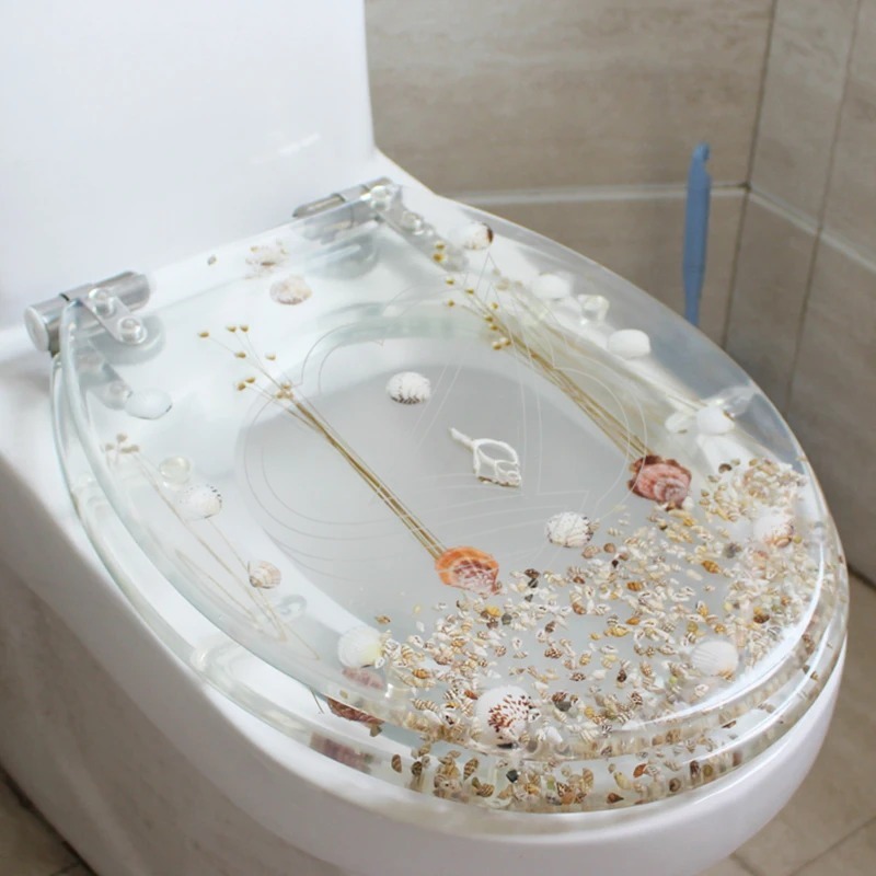 47x38cm Premium Resin Toilet S - огляд і ціна Soft Close Hinge