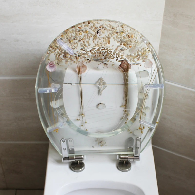 47x38cm Premium Resin Toilet S - огляд і ціна Soft Close Hinge
