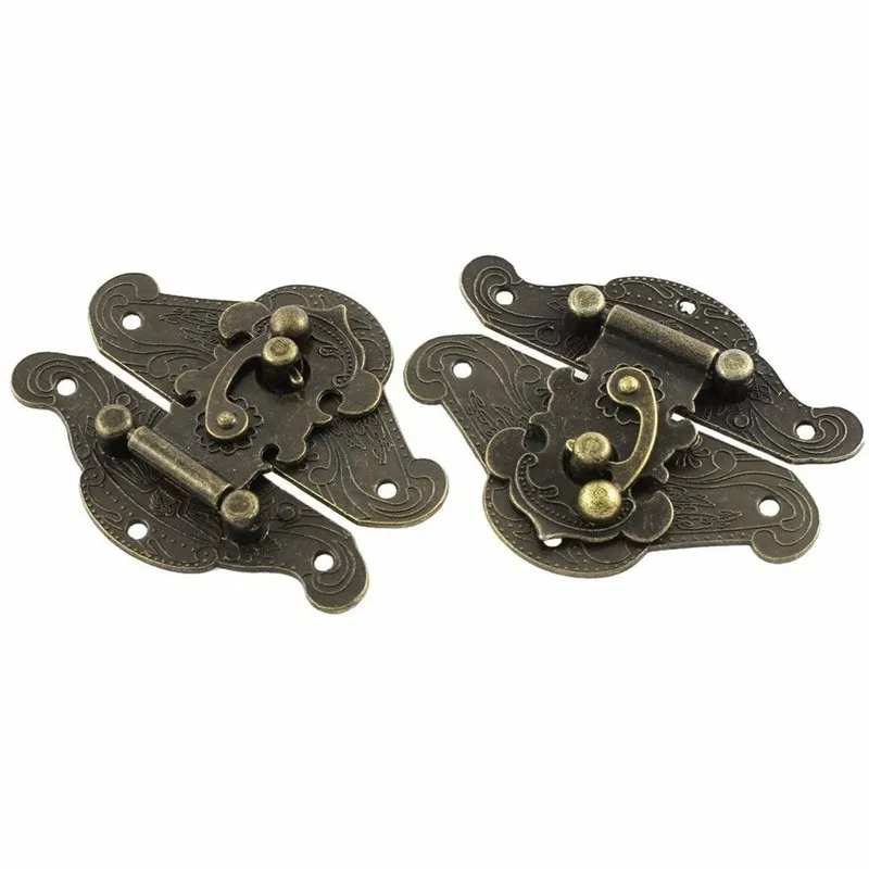 5-20pcs Vintage Metal Hasp Lat - огляд і ціна Furniture Hardware Decorative