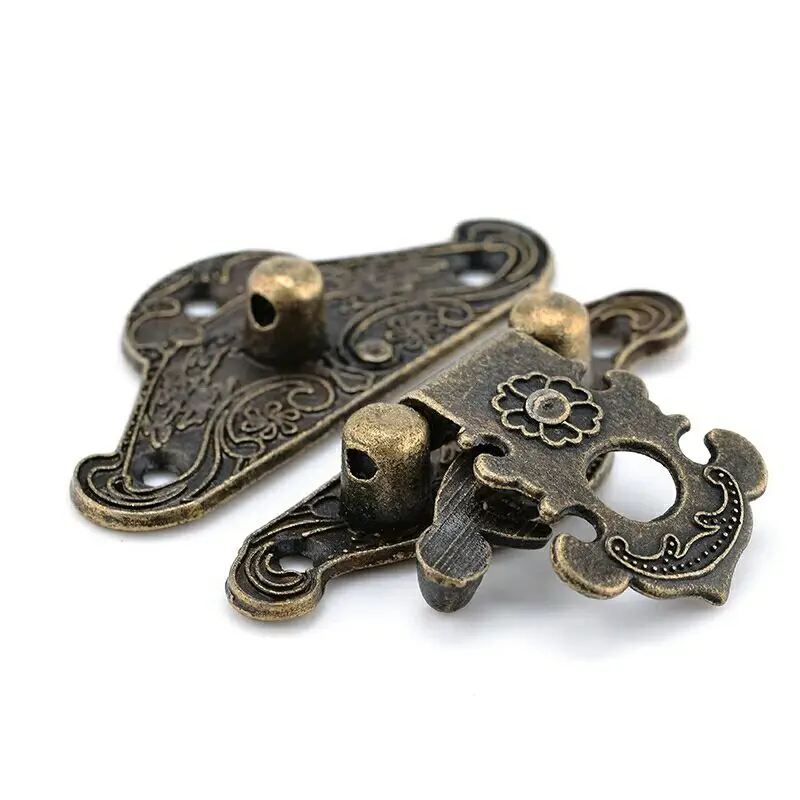 5-20pcs Vintage Metal Hasp Lat - огляд і ціна Furniture Hardware Decorative