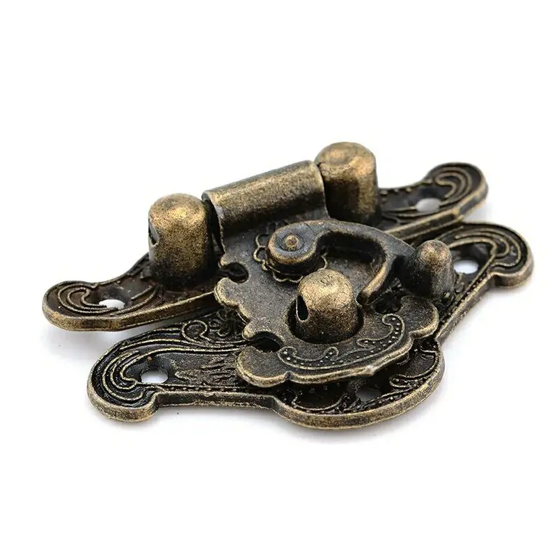 5-20pcs Vintage Metal Hasp Lat - огляд і ціна Furniture Hardware Decorative