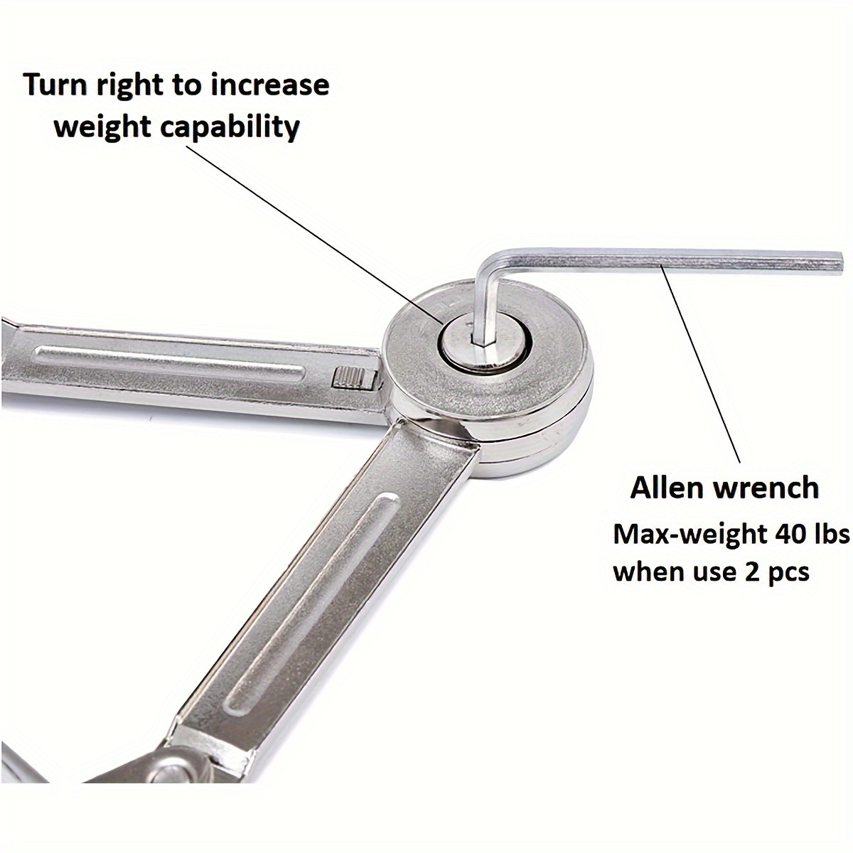 Lid Support Hinge in Satin Nic - огляд і ціна Soft Close Hinge