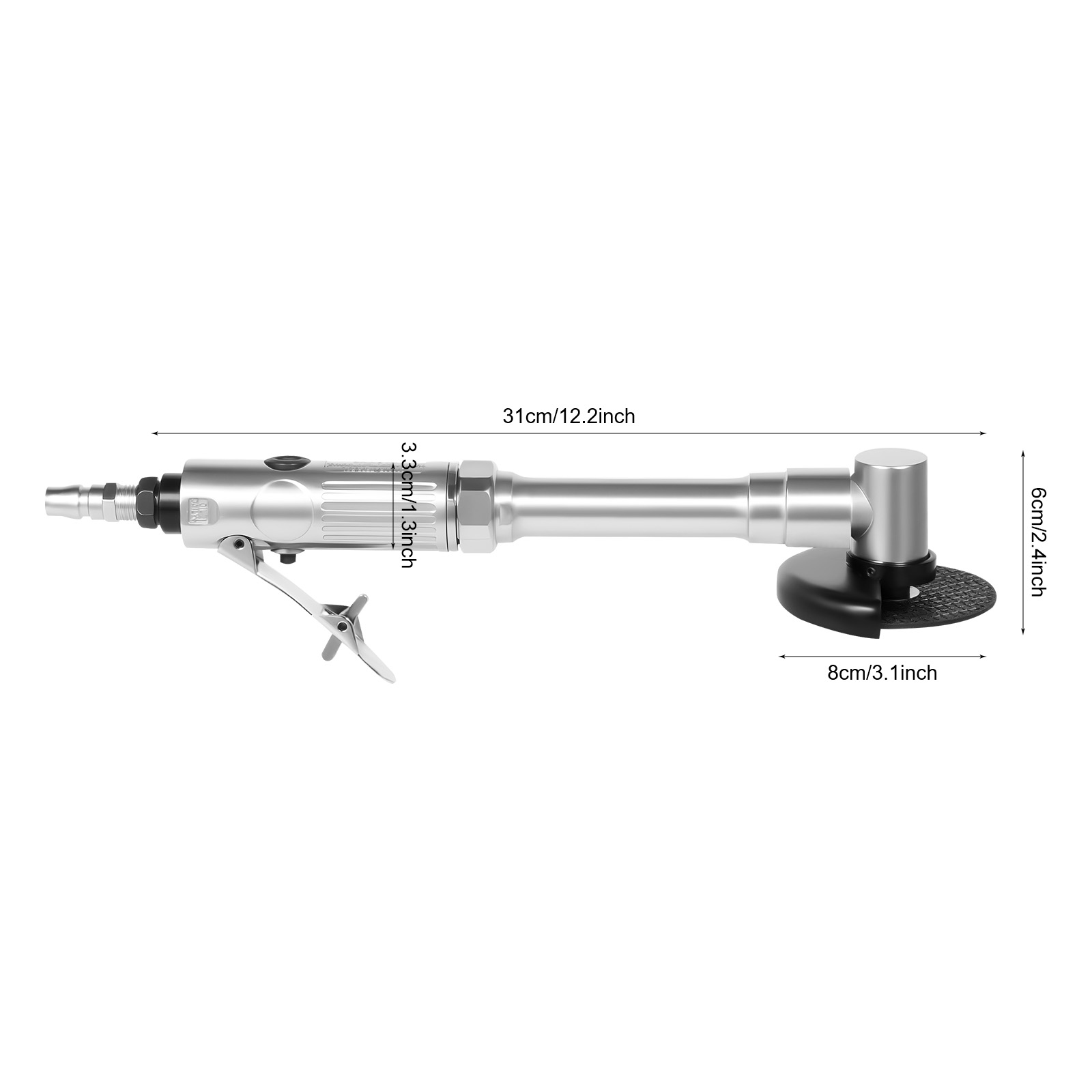 Angle Grinder, Long Handle Air - огляд і ціна Furniture Hardware Supply