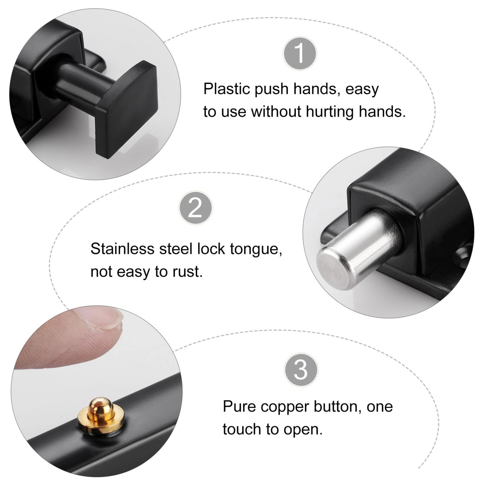 Gate Latches Stainless Steel A - огляд і ціна Barrel Bolt Slide