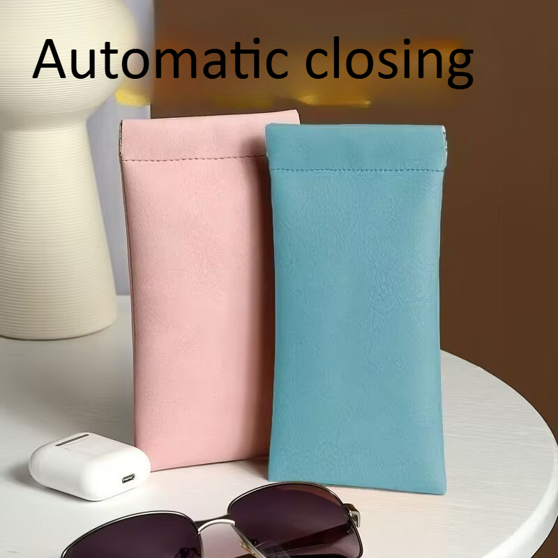 Unisex Leather Eyeglass Case P - огляд і ціна Soft Close Hinge