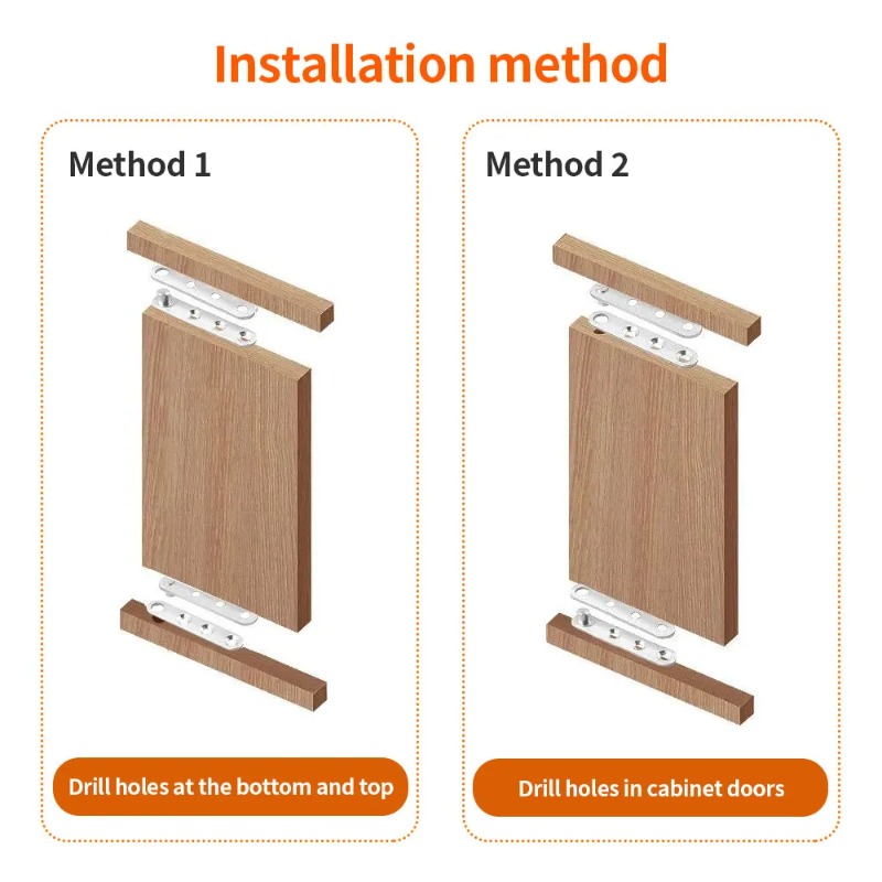 4/8/10 Pcs Rotating Hinges, Us - огляд і ціна Used Furniture Hardware